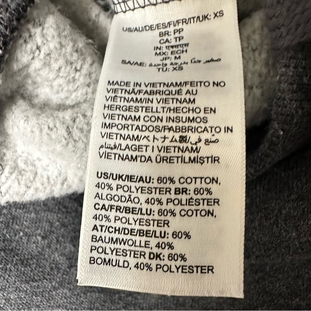 Amazon Essentials Dark Grey Drawstring Fleece Pants XS - Picture 6 of 6